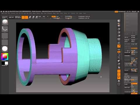 ZBrush 4 - Clip Brushes (Brush Radius)