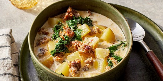 Sausage, Potato and Kale Soup