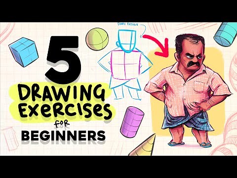 5 BEGINNER Drawing Exercises to IMPROVE Fast (Do these First!)
