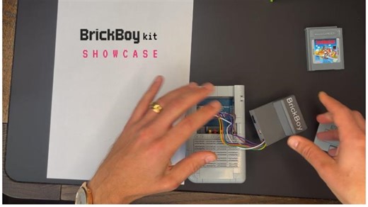 BrickBoy: The Playable LEGO Game Boy (Build, Components Gameplay) | Samuel Abbott