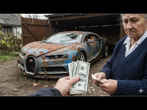 I Bought Bugatti Chiron for ONLY $1000! Grandma Sold Me His Abandoned Supercar