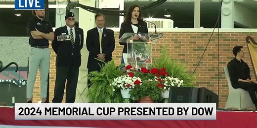 Gov. Whitmer officially opens 2024 Memorial Cup