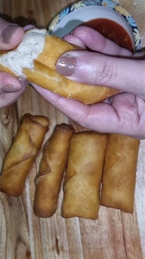 White Sauce Spring Rolls #chickenrolls #ytshorts #shorts