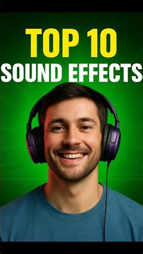 Top 10 Sound Effects Creators🎵#soundeffects #shorts