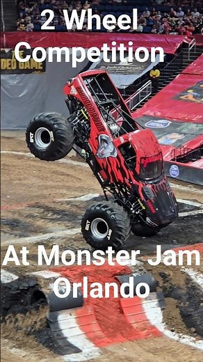 Monster Jam Orlando at the Kia Center Ramdemption Rocks the 2-Wheel Challenge #SUBSCRIBE #monsterjam