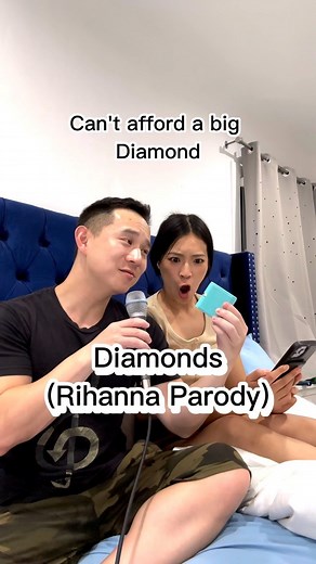 Jason Chen 陳以桐 on Instagram: "Diamonds 💍 (Broke version) - Rihanna parody 🫠 Original song - diamonds by Rihanna #couple #comedy #parody #relationship #broke #diamonds"