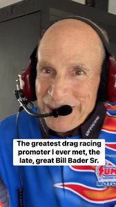 The greatest drag racing promoter I ever met, the late Bill Bader Sr. of Summit Motorsports Park. He is missed 🙏 | CycleDrag