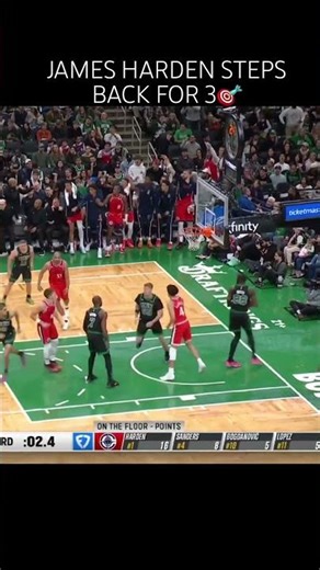 Harden Step-Back 3 at the End of the Third Quarter🔥 #jamesharden #losangeleslakers #nbahighlights