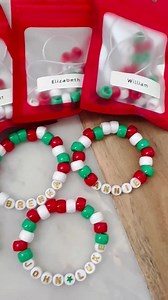 Christmas Party Favors, Bracelet Making Kit, Birthday Party Favor, Jewelry Making Kit, Holiday Party Favors, Christmas Class Party Activity - Etsy