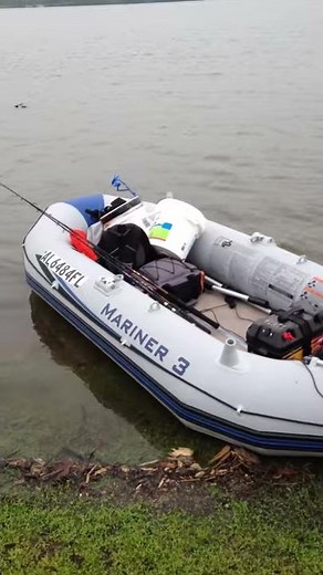 Intex mariner 3 inflatable boat setup - budget fishing under $500