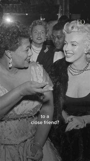 The Female Quotient® on Instagram: "Female friendships throughout history have led to some pretty incredible accomplishments. One example? #MarilynMonroe sitting front row at a nightclub every night to ensure #EllaFitzgerald could sing there. Magic happens when women support women."
