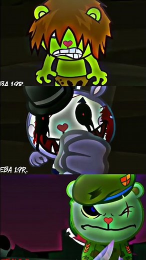 cro-marmot vs mime vs flippy splendid vs lumpy mole vs flaky #htf #Shorts