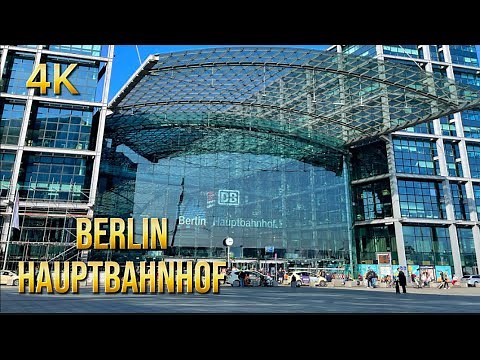 Berlin Hauptbahnhof 🇩🇪 Berlin Central Station walking tour 4K HDR