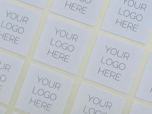 Square Custom Logo Business Sticker // Personalised Logo Labels, Branded Labels, Business Logo Stationery, Square Bespoke Label - Etsy UK