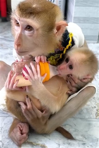 8.3K views · 400 reactions | Monkey Kaka's love for Monkey Mit is like a mom's love for her child. | Macaque Video | Facebook