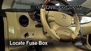 Interior Fuse Check: 2006 Mercedes-Benz CLS500 5.0L V8