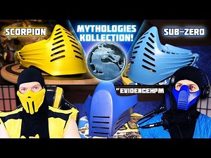 3 Sub-Zero Mythologies Masks! Scorpion & Sub-Zero Open a Box!