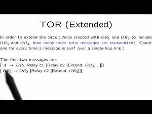 Tor Extended 4 - Applied Cryptography