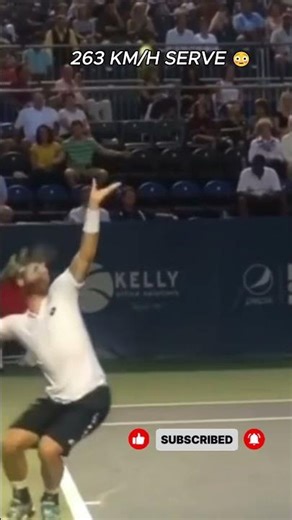 Fastest Tennis Serves Ever 🎾 Sam Groth’s 263 km/h #shorts