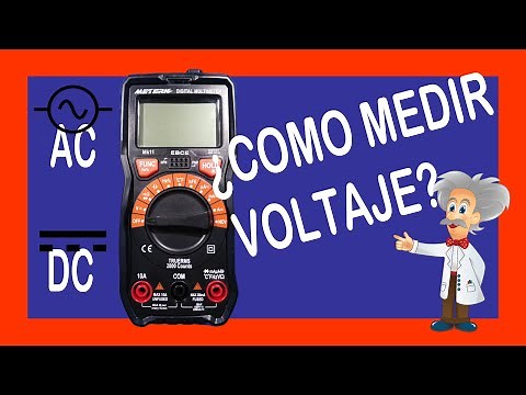 🔋🔌⚡ Tutorial como Medir Voltaje con multimetro ac dc de forma facil⚡🔌😉