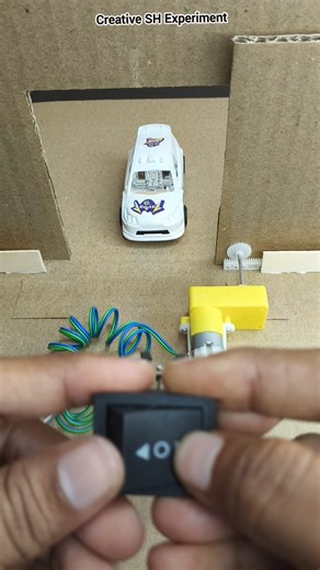 Powerful Electric Gate Mechanism #experiment #dcmotor #tech