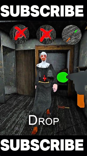 Evil Nun Lady Bug 🆚 Freeze Trap ROG Luncher ☠️🔥 #granny #gaming #viralshorts