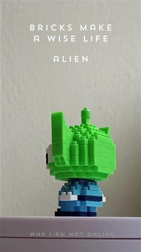 Alien (Toy Story) Nanoblock 360 Spin 3.0 | Bricks Make a Wise Life W2601-42 | 178 Pieces
