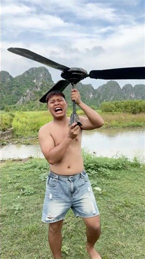 🚨 The Easiest Way in the World to Clean a Giant Fan! #viral