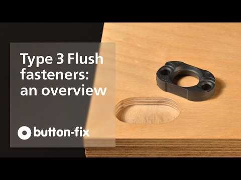 Button-fix Type 3 Flush fasteners: an overview