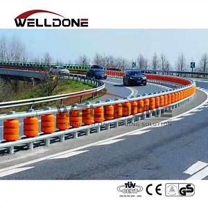 [Hot Item] Highway Protective Rolling Guardrail Road Use Safety Roller Barriers