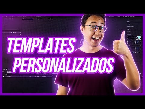 COMO EDITAR TEMPLATES NO AFTER EFFECTS - para iniciantes!