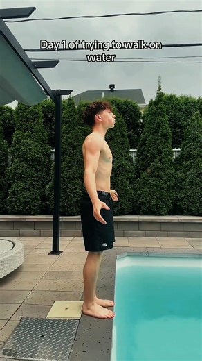 How to walk in water 🌊 #shorts