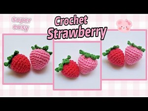 How to Crochet a Cute Strawberry | Easy Amigurumi Tutorial for Beginners 🍓