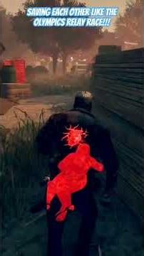 We ran like the marathon in DBD Funny DEAD BY DAYLIGHT MOMENTS #deadbydaylight #dbd