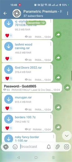 Premium Telegram Channel for cnc designs