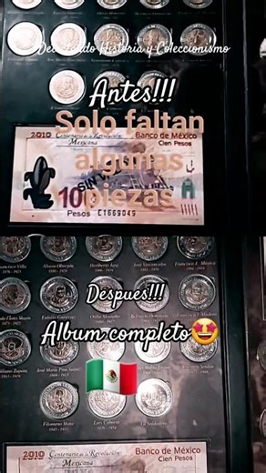 album🇲🇽 coleccionador| completo de monedas conmemorativas|#numismatica #coleccionismo
