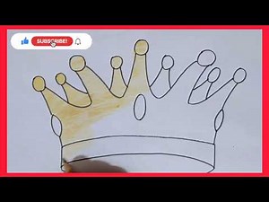 Easy Drawing : Headgear / Crown | How to Draw A Headgear / Crown | @KalakritArtStudiobyKanika