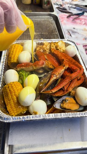 Delicious Seafood Boil Recipe with Lobster and Boiled Eggs