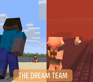 8.2K views · 90 reactions | Minecraft Dream Team |Minecraft Animations| #minecraftshorts #minecraftanimations #minecraftanimation #minecraft #minecraftbuilds #minecraftmemes | Aphmau and Aaron Fantoons | Facebook