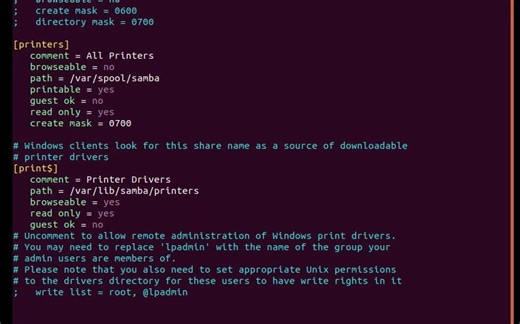 Ubuntu安装Samba服务
