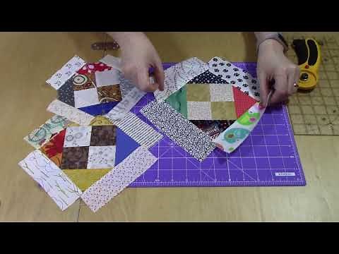 Pineapple Blocks with Square centers