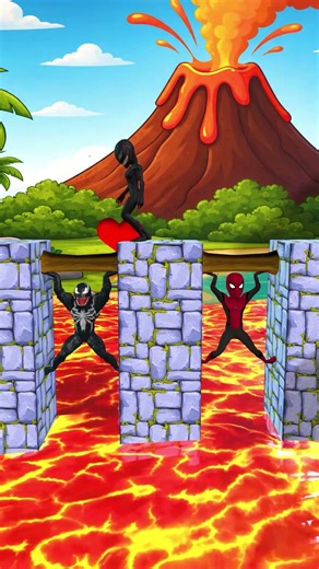 Marvel 3D Action Blast 🔥🤯 | Viral Superheroes #shorts #3danimation #spiderman #marvelshorts #funny