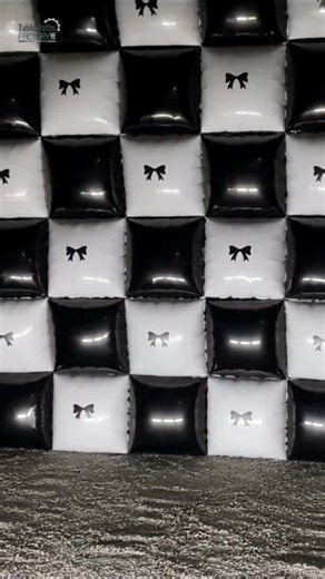 9.2K views · 53 reactions | This DIY checkered balloon backdrop gets its bold edge from the UV LED Uplight. The lighting adds depth, drama, and that extra pop that takes your party setup from simple to standout. Perfect for themed events and photo-ready spaces. Add that eye-catching glow to your setup! Get the LED light bar here: https://bit.ly/4kMC1kw #ledbar #uplighting #diydecor #backdrop #partydecor #partytime #eventdesign #eventgoals | TableclothsFactory | Facebook