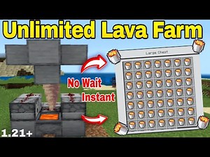 How to make lava farm in minecraft