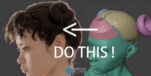 【中字】N Hair Nodes头发造型制作Blender插件 使用教程