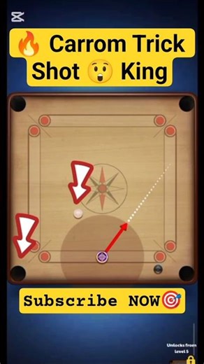 🔥 World's Coolest Carrom Trick Shots #carrom #short #shorts