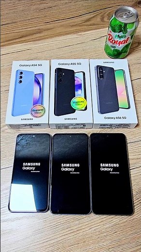Samsung Galaxy A54 vs A55 vs A56 Test