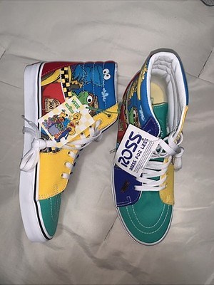 NWT Vans Sesame Street x Sk8- High Oscar's Taxi Service Size Men’s 9 Women 10.5 | eBay