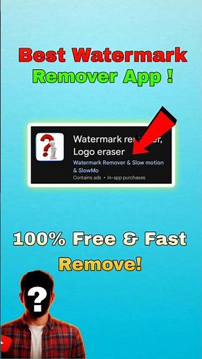 Best Watermark Remover App for Android 📱 | Remove Any Watermark Fast! #watermarkremover #app