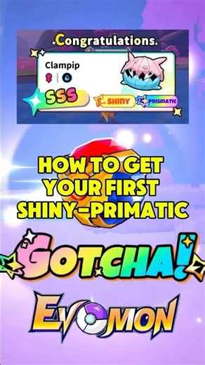How to get both Shiny Prismatic Evomon guaranteed ✨✨ #evomon